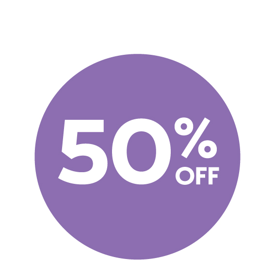 50% OFF