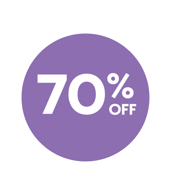 70% OFF