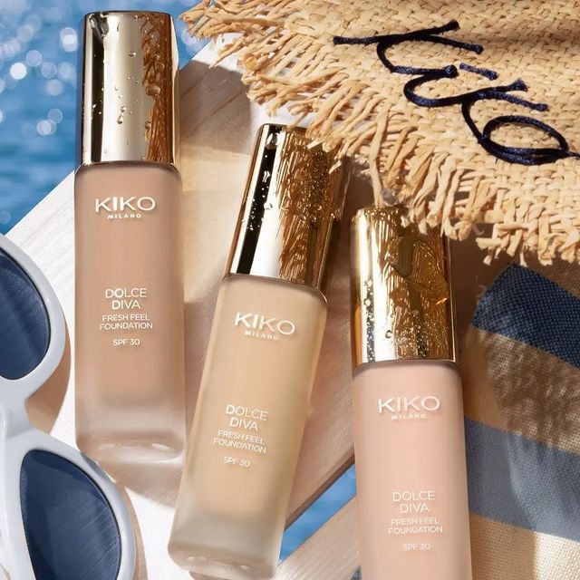 Photo by Diva Skin Care on January 18, 2022. May be an image of cosmetics and text that says 'KIKO MILANO DOLCE DIVA FRESHFEEL FOUNDATION ION SPF 30 KIKO MILANG DIVA DOLCE FRESHFEEL FOUNDATION SPF30 KIKO MILANG DOLCE DIVA FRESHFEEL FOUNDATION SPF30'.